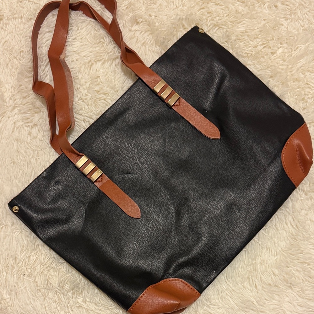 Stylish Black and Brown tote bag